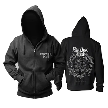 Bloodhoof Paradise Lost juosta gotikinio metalo doom metal black hoodie Azijos Dydis