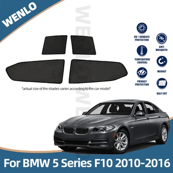 BMW 5 Serijos F10 2010-2016 magnetinio automobilio uždangą nuo saulės pavėsyje, automobilių langų atspalvį automobilių stilius