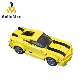Buildmoc Kamanė-Morph Sporto Automobilių blokai tinka įrangos pardavimas, biuro įrangos Lenktynininkas Transporto priemonių Superautomobilį Plytos vaikų berniukų žaislai, dovanos