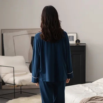 BZEL Naujas Drugelis Modelio Sleepwear Medvilnės Pyjama Nustatyti Moterų Pajama Didelio Dydžio Namų Dėvėti Atsitiktinis Komfortą naktiniai drabužiai Laisvi Pijama
