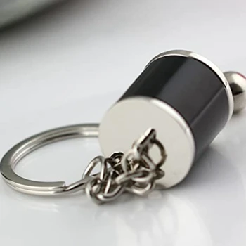 Creative Auto Dalys, Modelis 6-Pavarų Pavarų Perjungimo Svirtis Keychain Raktų Žiedas