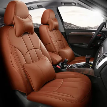 Custom karvės odos, automobilių sėdynės padengti Jeep Wrangler JK Grand Cherokee Vadas Cherokee Renegade 
