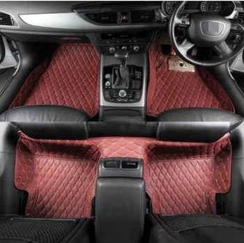Custom specialių automobilių grindų kilimėliai Dešiniajame Vairuoti Audi A7 2018-2011 vandeniui kilimai A7