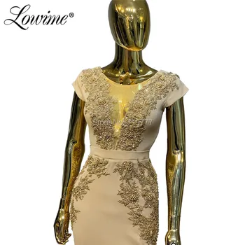 Derliaus Karoliukai Undinė Šalis Suknelė 2020 Skraiste Soiree Dubajus Aplikacijos Ypatinga Proga Moterys Vakare Gown Oficialų Suknelė Apribota Rankovėmis