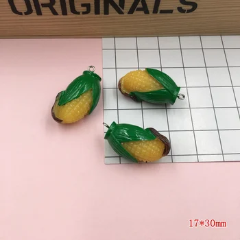 Derva Miniatiūriniai 3D Vaisių Žavesio, 3D Daržovių Žavesio Dervos Cabochons dėl Pultelio, Scrapbooking, 