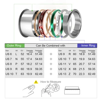Dicsgee Titano Žiedai Boho Derliaus Midi Lapų Žiedų Rinkinys Moterims Kristalų Midi Piršto Žiedą Moterų Bohemijos Papuošalai
