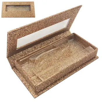 Didmeninė Blakstienų Dėžutės Pakuotės Blakstienų Dėžutės Pakuotės Užsakymą Stačiakampis Langas Rose Gold Magnetinio Blakstienų Saugojimo Atveju Pardavėjai
