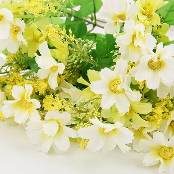 Dirbtinio Šilko Daisy Gėlių Dekoratyvinių Nekilnojamojo Touch Netikrą Gėlių, Vestuvių Dekoravimas Gėlių Puokštė Namuose Šalis, Sodo Reikmenys