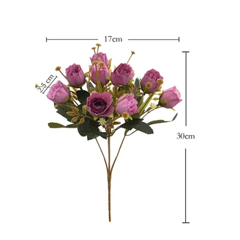Dirbtinių Gėlių Dekoracijos Gražus Rožių Puokštė Namų Puošybos Dekoratyvinių Rožių Namų Puošyba