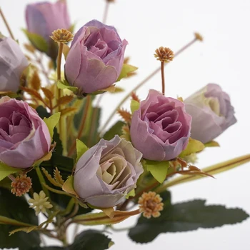 Dirbtinių Gėlių Dekoracijos Gražus Rožių Puokštė Namų Puošybos Dekoratyvinių Rožių Namų Puošyba