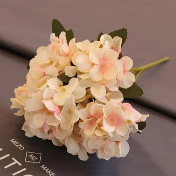 Dirbtinės Gėlės Šilko Hydrangea Aukštos Kokybės Retro Netikrą Gėlių Vestuves Namų Dekoro 