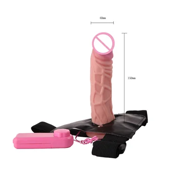 Dirželis Ant Vibratorių Nuotolinio Valdymo Vibratorius Realistiškas Penis Klitorio Stimuliatorius Massager Suaugusiųjų Sekso Žaislai Moterims, Moteriška Masturbator