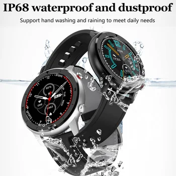 DT78 1.3 colių Full Turas/Jutiklinis Ekranas Smart Watch Band Pedometer Smartwatch Vyrų, Moterų Širdies ritmo Monitorius 