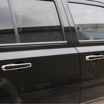 Durų rankenos baras dekoratyvinis dangtelis apdaila lauke įklija, Jeep Grand Cherokee Kompasas eksterjero chromo priedai