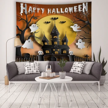 Dvasios Ragana Fone Audinio Gobelenas Helovinas Dekoracijas Happy Halloween Reklama Moliūgų Gpgb Kaukolė Vaikams Žaislas Lateksiniai Balionai