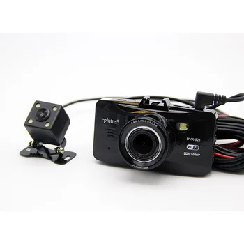 DVR Automobilinis Video Recorder automobilių 2 kameros, Auto Video Registrator Diktofonas Veidrodis DVR 921 2,7 colio 