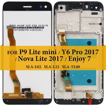 Dėl P9 lite mini/Y6 Pro 2017 / Nova lite 2017 m. / 7 Mėgautis lcd ekranas SLA-L02 SLA-L22 SLA-TL00 asamblėjos pakeitimo