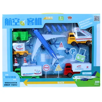 Dėžutė lėktuvas inžinerijos automobilio modelį kostiumas berniukui, žaislai vaikams