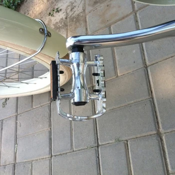 E0981 Super Retro aliuminio lydinio dviračio pedalas Šviesiai pilka neslidūs dviračių pedalus Dviračių Aksesuarai, dviračio pedalas