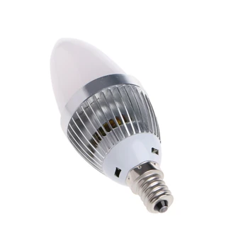 E12/E14 3W RGB LED Lemputes, 15 Spalvų Keitimas Žvakių Lemputė Lemputė w/Remote Control AC85-265V
