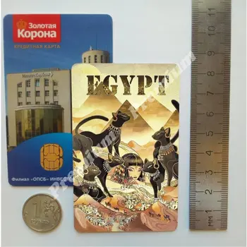 Egiptas suvenyrų magnetas derliaus turizmo plakatas