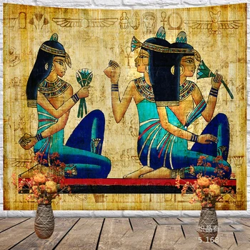 Egipto Faraonas gobelenas tapiz sumalti tela tapisserie murale tissus siena antklodė tenture murale
