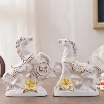 Europos Keramikos pasisekė, arklių, Šiaurės vyno gyvenamojo kambario, apdaila, Namų Dekoravimo vestuvių dovana