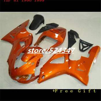 Fei-Pigiai motociklo purvasargiai komplektas 1998 1999 YZF R1 98 99 YZFR1 burnt orange abs plastiko lauktuvės rinkiniai