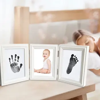 Foto Rėmelis Kūdikis, Ranka, Koja Spausdinti Rankas Kojas Pelėsių Maker 
