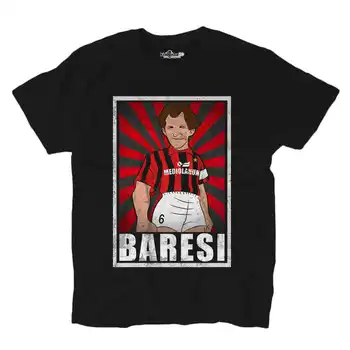 Futbolo marškinėliai T Shirt, Derliaus Baresi Milano Legenda Klaidingą Holly ir Benji Grunge S