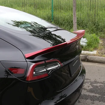 Galiniai Kamieno Spoileris Už Tesla Model 3 2017-2021 Galiniai Kamieno Lūpų Anglies Pluošto ABS Sparno Spoileris Automobilio Stiliaus