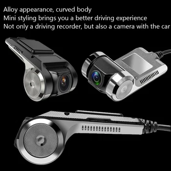 Galinio vaizdo Kamera 720P HD Brūkšnys Cam Android Galvos Vienetas Automobilio Stereo USB Automobilinis DVR ADAS Loop Įrašymo Naktinio Matymo prietaisų Skydelio Fotoaparatas