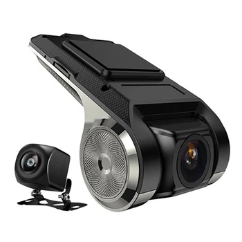 Galinio vaizdo Kamera 720P HD Brūkšnys Cam Android Galvos Vienetas Automobilio Stereo USB Automobilinis DVR ADAS Loop Įrašymo Naktinio Matymo prietaisų Skydelio Fotoaparatas