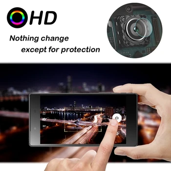 Galinio vaizdo Kameros Objektyvas Protector Apsauginė Plėvelė Sony Xperia M5 M4 Z5 Z3 Z1 Kompaktiškas Premium Z4 Z2 Z L36H L39H E5 Grūdintas Stiklas