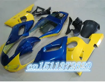 Geltona mėlyna Lauktuvės Kėbulo Rinkiniai YZF R6 1998-2002 m YZF R6 1998 1999 2000 2001 2002
