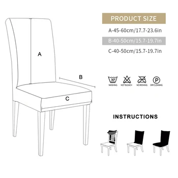 Geometrinis Spausdinti Kėdė Padengti Spandex Nuimamas Ruožas Elastinga Užvalkalai, Restoranas Sėdynės Raštas Vestuvėms Pokylių Viešbutyje