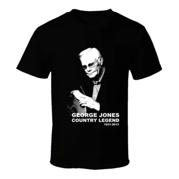 George Jones Šalies Legenda Atminimo Marškinėliai
