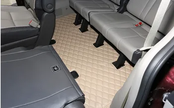 Geriausia kokybė! Custom pilną automobilio grindų kilimėliai + bagažo skyriaus kilimėlis KIA Sedona 7 8 sėdimos vietos 2019-vandeniui kilimai Sedona 2017