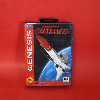 Gleylancer 16 bitų MD Žaidimo Kortelės Sega Mega Drive Genesis Su Mažmeninės Langelyje