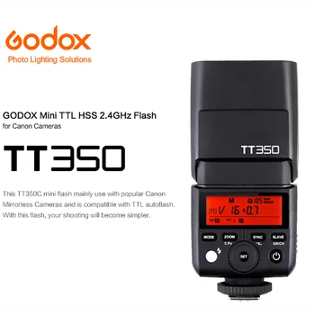 Godox TT350 TT350C TT350N Mini Thinklite TTL Blykstė, skirta 
