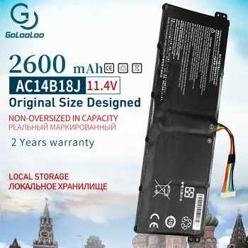 Golooloo 11.4 V AC14B18J Nešiojamas Baterija Acer Aspire E3-111 E3-112 E3-112M ES1-531 B116 MS2394 B115-MP AC14B13j N15Q3 N15W4