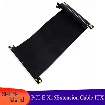 Grafikos plokštė ilgiklis PCI-E x16 Suderinama ITX A4 Važiuoklės PCIE 16X Visu Greičiu Stabili