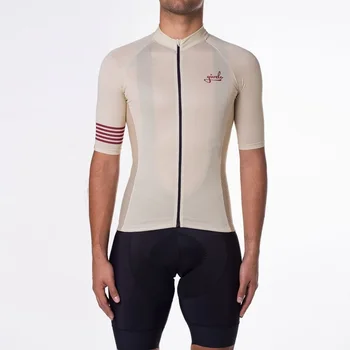 Grizzle dviračių džersis kostiumas Paprastas ciklas dėvėti classic MTB kelio dviračiu drabužių Trumpas rankovėmis marškinėliai ir šortai, kombinezonai su antkrūtiniais