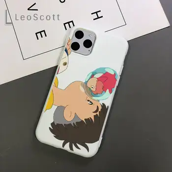 Hayao Miyazaki anime ponyo meilės mielas Telefono dėklas Saldainiai Spalvų 