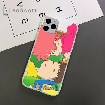 Hayao Miyazaki anime ponyo meilės mielas Telefono dėklas Saldainiai Spalvų 