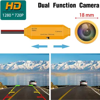 HD 1280x720p Auksinė Kamera Galinio vaizdo Atbulinės eigos Atsarginę Kamerą 