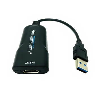 HDMI Video Capture Card USB 3.0 HDMI Video Grabber Diktofonas Langelyje Fr PS4 Žaidimas DVD vaizdo Kamera, HD vaizdo Kameros Įrašymo tiesioginės Transliacijos, NAUJAS