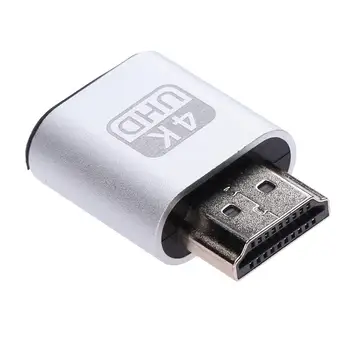 HDMI Virtualus Adapteris EDID DDC Manekeno Plug Naujausius Chip Mažas Energijos Suvartojimas Nėra Šilumos Begalvis Dvasios Emuliatorius Iki 3840x2160