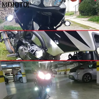 HONDA NC750 S NC750X NC700 X NC700S NC700X NSR CBR 650F Motociklo 12V LED Žibintai Papildomas Žibintas U5 Dėmesio Motociklas