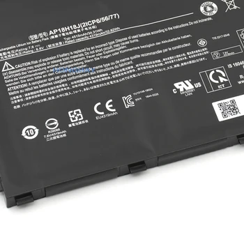 HONGHAY Nešiojamas baterija Acer AP18H18J 2ICP6/56/77 7.6 V 34.31 Wh 4515mAh